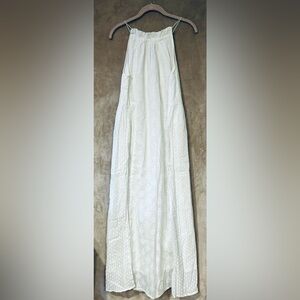 NWT World Market White Maxi Dress Size S/M